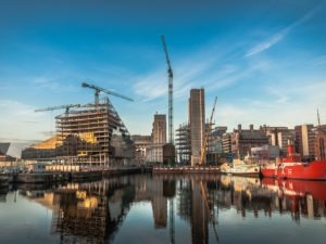 Development of new modern buildings on Mann Island Liverpool,Rules & Requirements For Liverpool Construction Sites